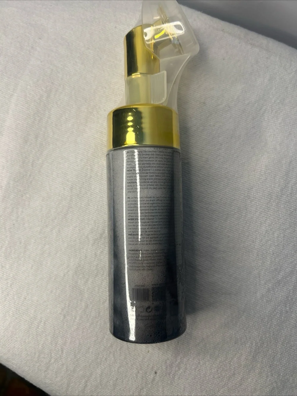 Purifying Cleansing Foam in Gold and Silver